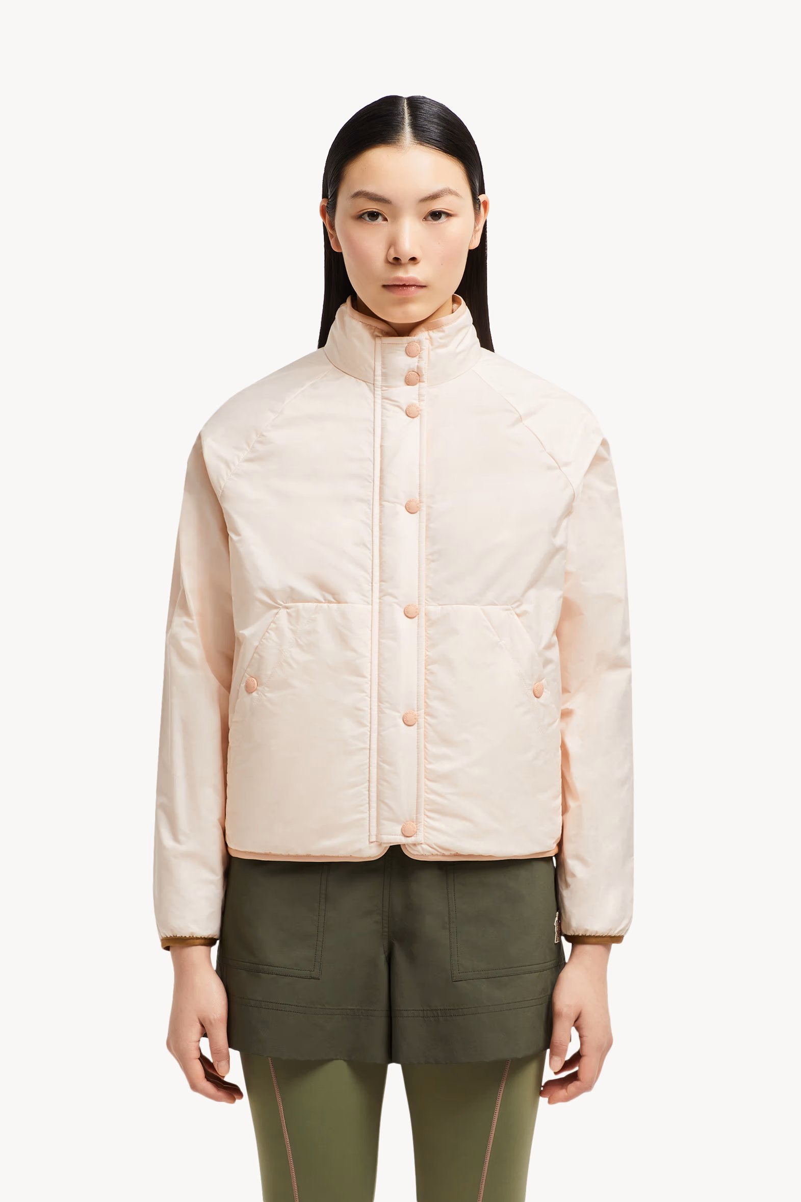 Reversible PolartecĀ® Zip-Up Sweatshirt Women Light Pink Moncler 3